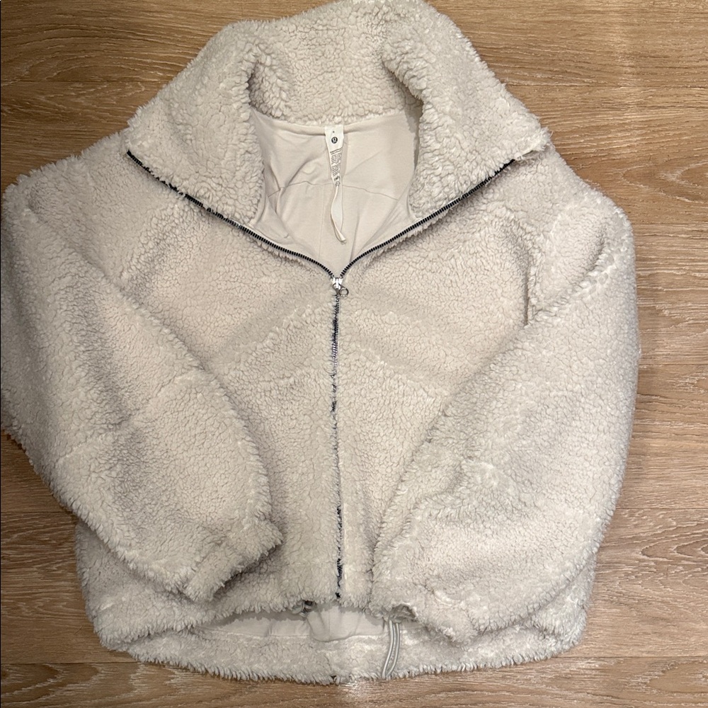 Lululemon Athletica Cream Sherpa Jacket
